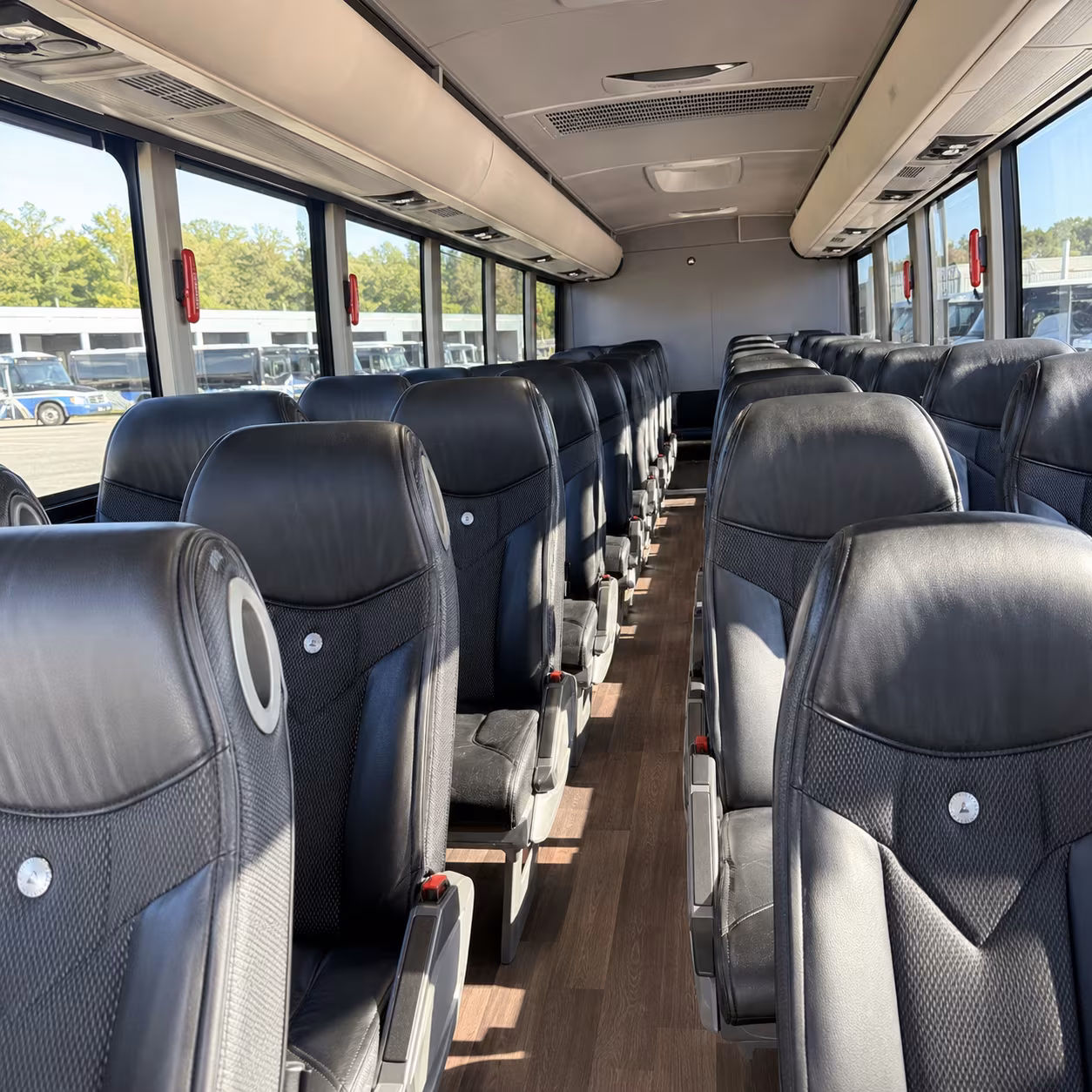 richmond charter bus services interior